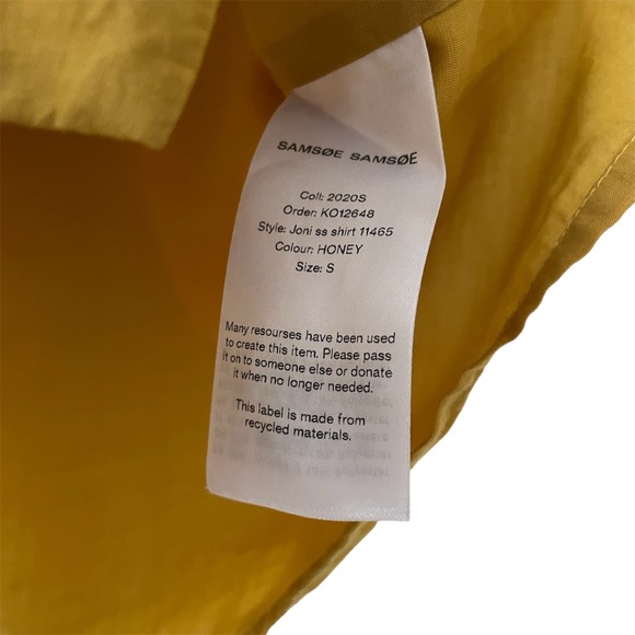 Samsoe Samsoe Joni Short Sleeve Top - Picture 8 of 8